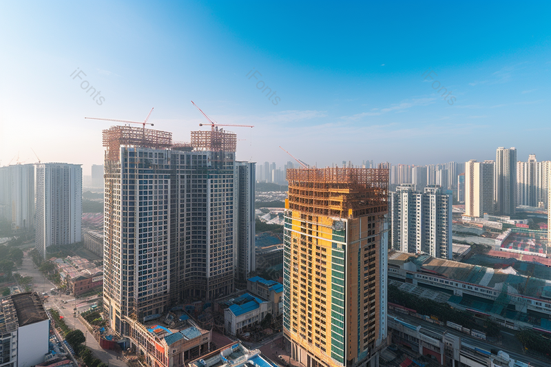 楼盘现代化建筑高楼大厦施工实拍摄影图,高清,摄影图,摄影图片,图片大全,摄影图免费下载